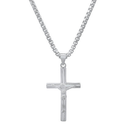 Sterling Silver Crucifix Pendant