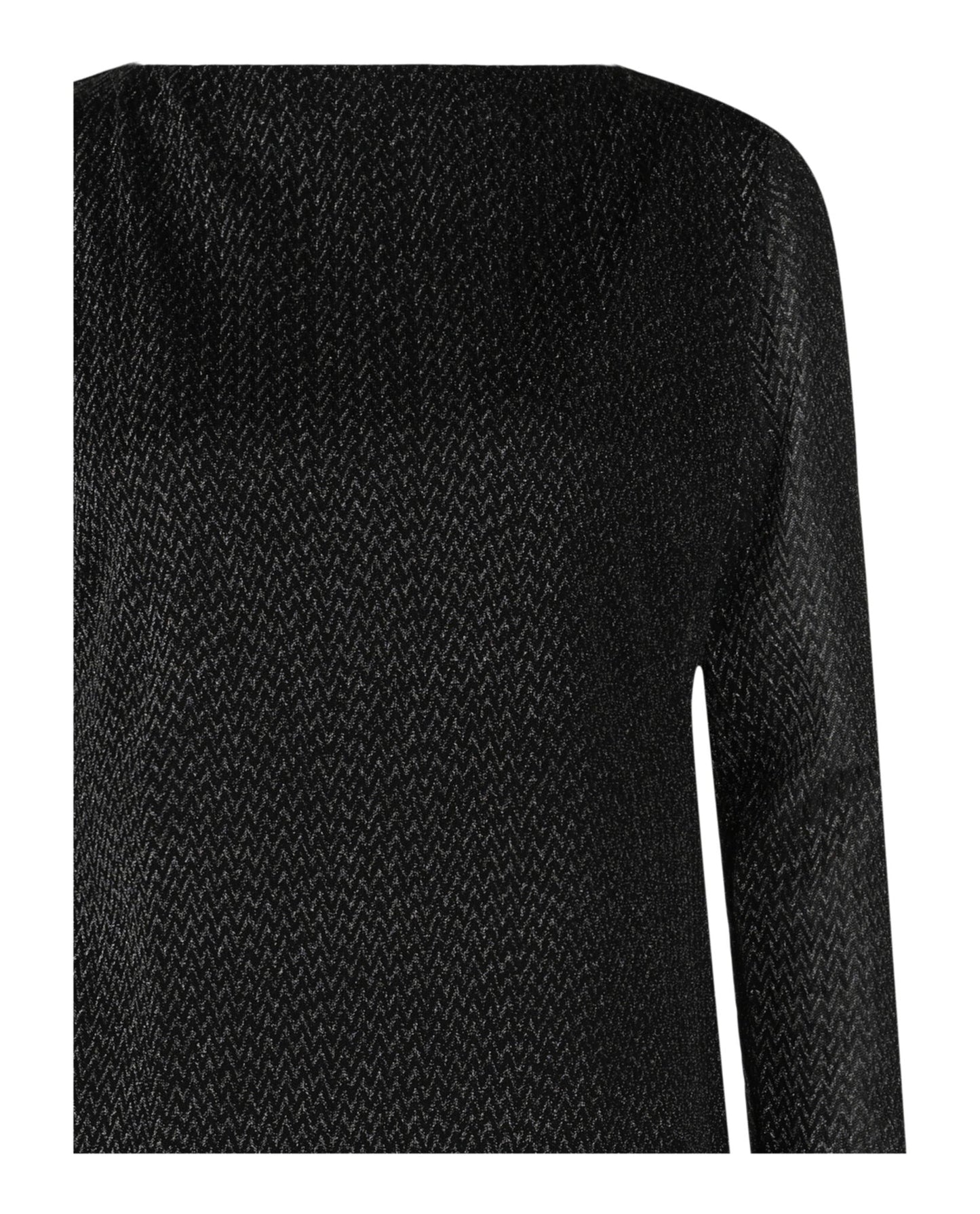 M Missoni Off-the-Shoulder Chevron Mini Dress