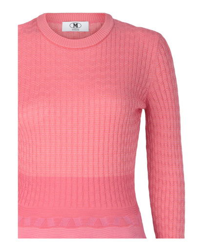 M Missoni Wave-Pattern Long Sleeve Dress