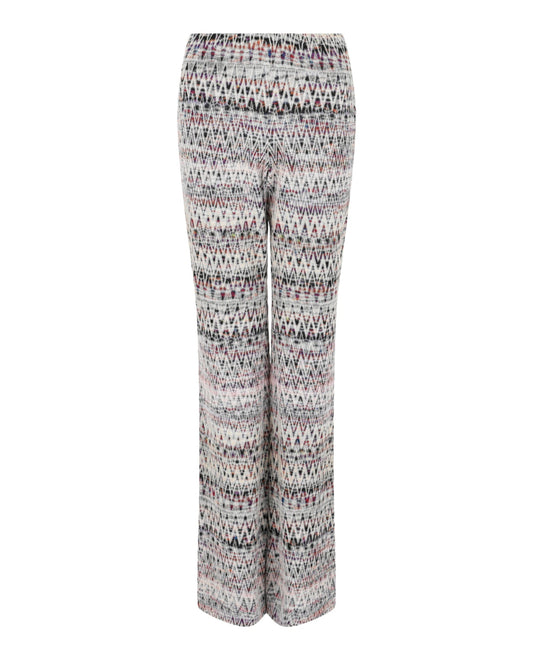 M Missoni Zig Zag Patterned Flared-Leg Pants