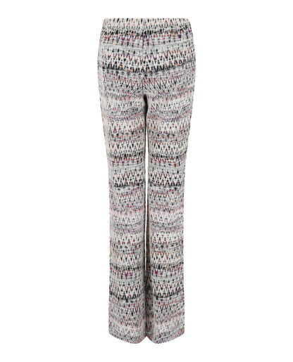 M Missoni Zig Zag Patterned Flared-Leg Pants