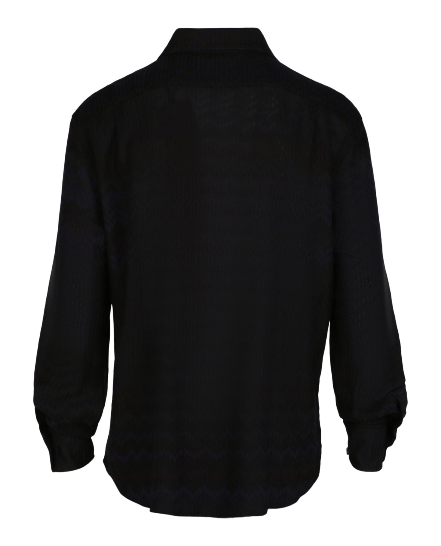 M Missoni Chevron-Pattern Long-Sleeved Shirt