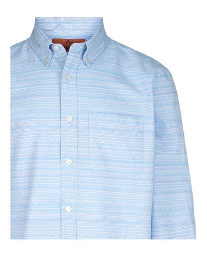 M Missoni Chevron-Pattern Long-Sleeve Button-Down Shirt