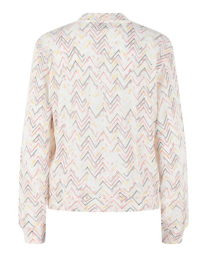 M Missoni Zig Zag Patterned Sweater
