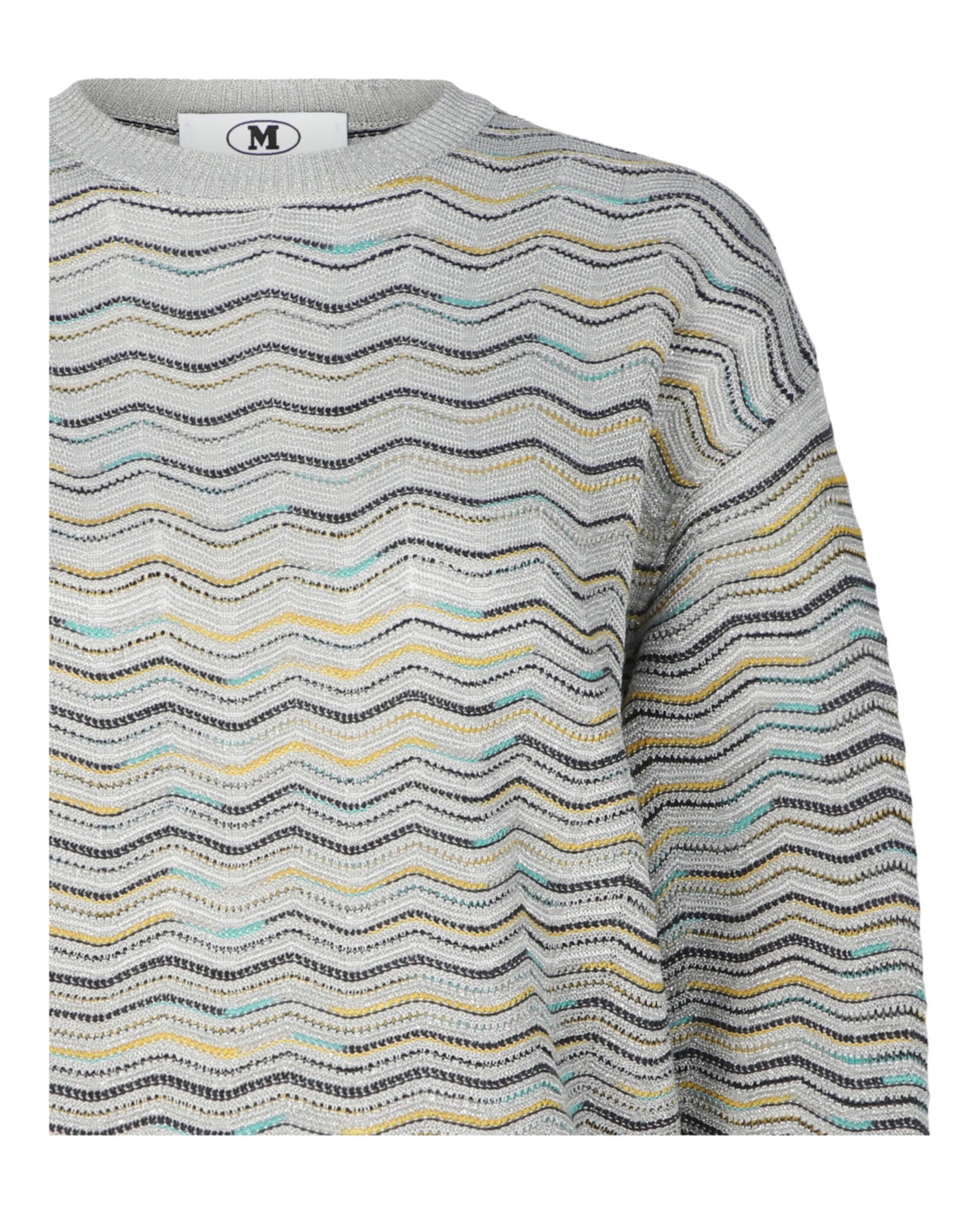 M Missoni Metallic Crochet-Knit Cotton-Blend Sweatshirt