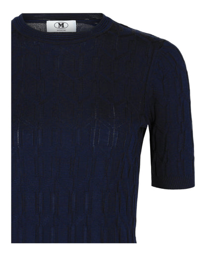 M Missoni Cable-Knit Pattern Sweater