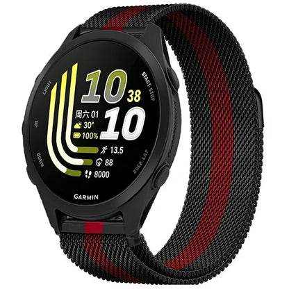 Garmin Milanese Smartwatch Band - Magnetic Metal Strap