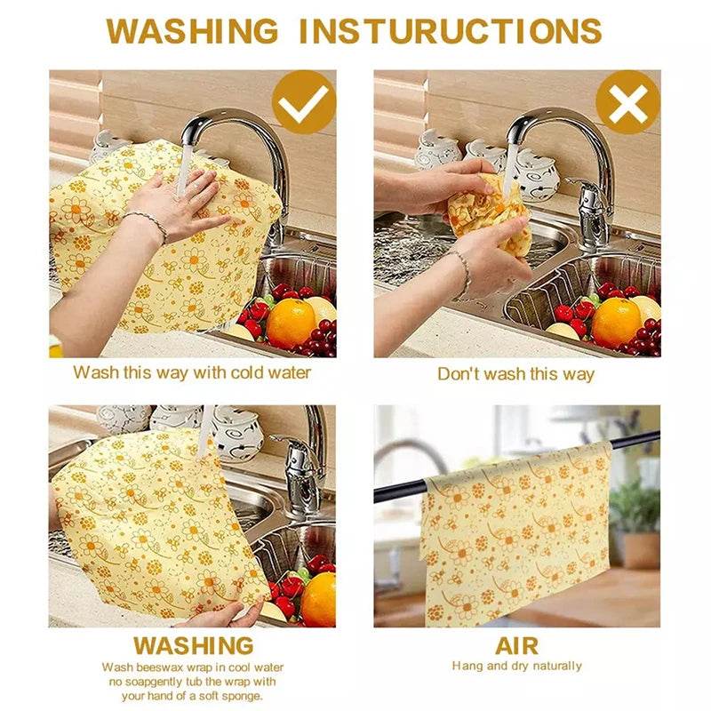 Eco-Friendly Reusable Food Wraps
