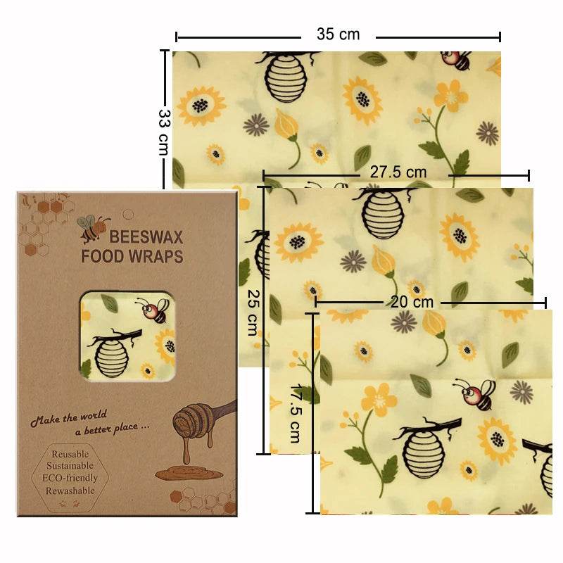 Eco-Friendly Reusable Food Wraps