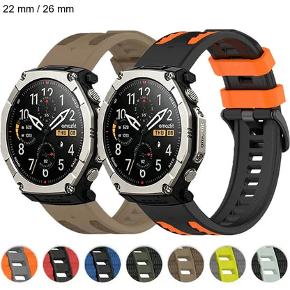 Garmin Silicone Smartwatch Band - Two-Tone QuickFit Sport Strap