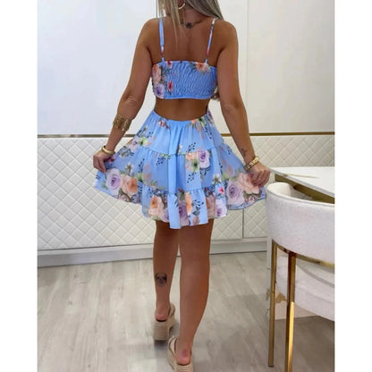 Women’s Floral Spaghetti Strap Dress