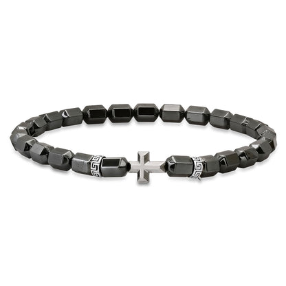 Cross Beaded Faith Bracelet