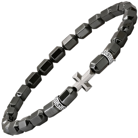 Cross Beaded Faith Bracelet