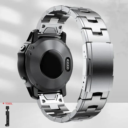 Garmin Steel Band - Modern QuickFit Design Strap