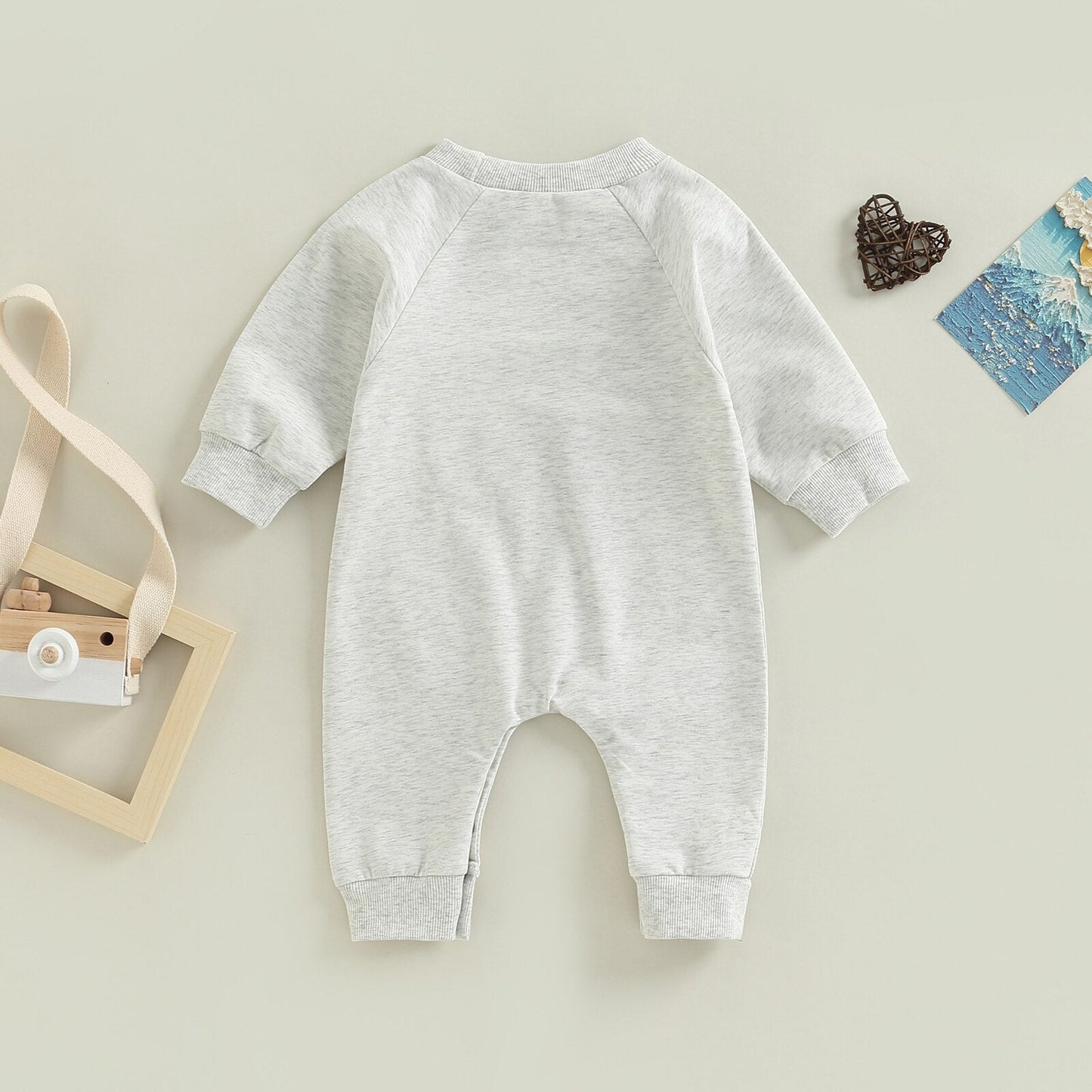 Infant Baby Girl Boy Romper On Sundays We Watch Football With Daddy Mommy Jumpsuit Long Sleeve Pants