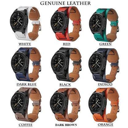 Garmin Leather Watch Band - Classic Strap