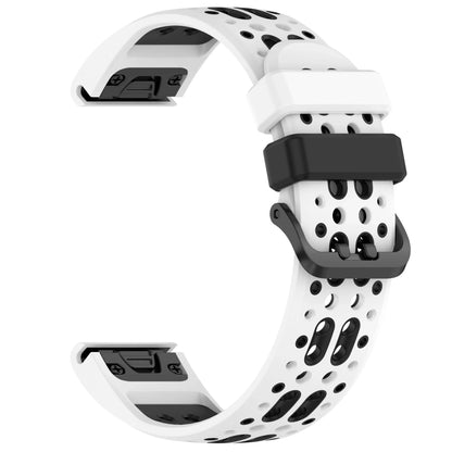 Garmin Two-Tone Silicone Smartwatch Band - QuickFit Sport Strap