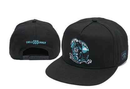 Skull Hand Snapback Hat – Flat Bill Adjustable Baseball Cap
