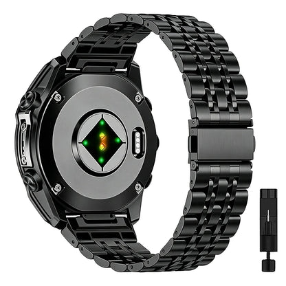 Garmin Stainless Steel Smartwatch Band - QuickFit Strap