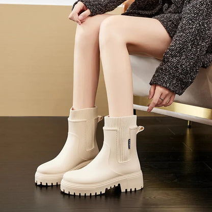 Women’s Waterproof Anti-Slip Rain Boots – Stay Dry Every Step