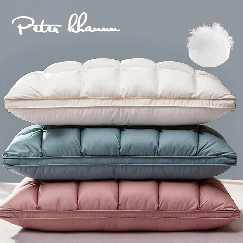 3D Bread Ergonomic Goose Down Pillow