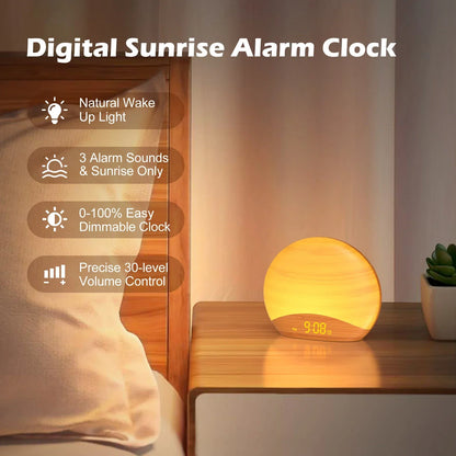 Sound machine sunrise alarm clock