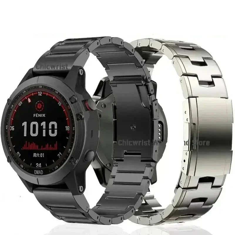 Garmin Steel Band - Modern QuickFit Design Strap