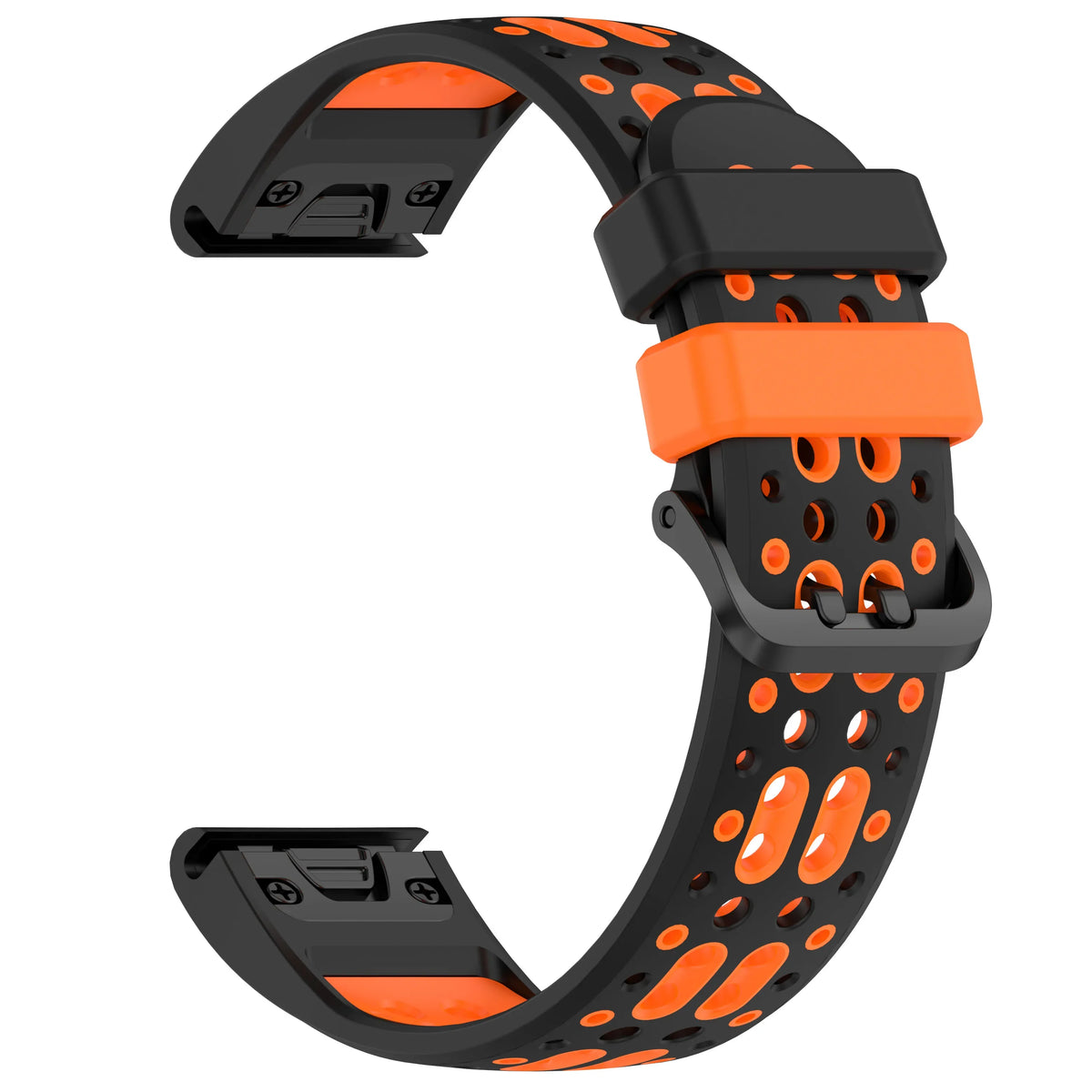 Garmin Two-Tone Silicone Smartwatch Band - QuickFit Sport Strap