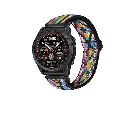 Garmin Elastic Nylon Watch Band - Woven QuickFit Strap