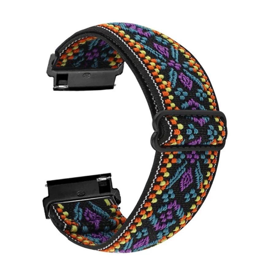 Garmin Elastic Nylon Smartwatch Band - Stretch Strap