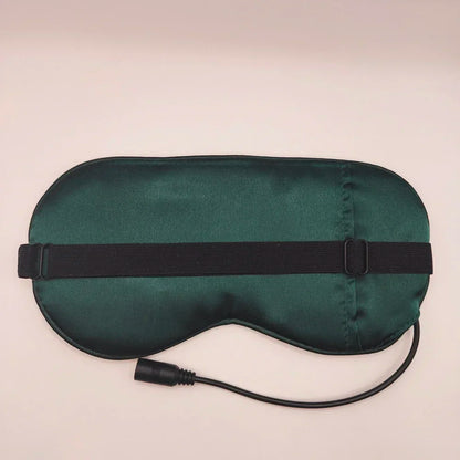 Silk Sleep Mask USB Heated Eye Cover