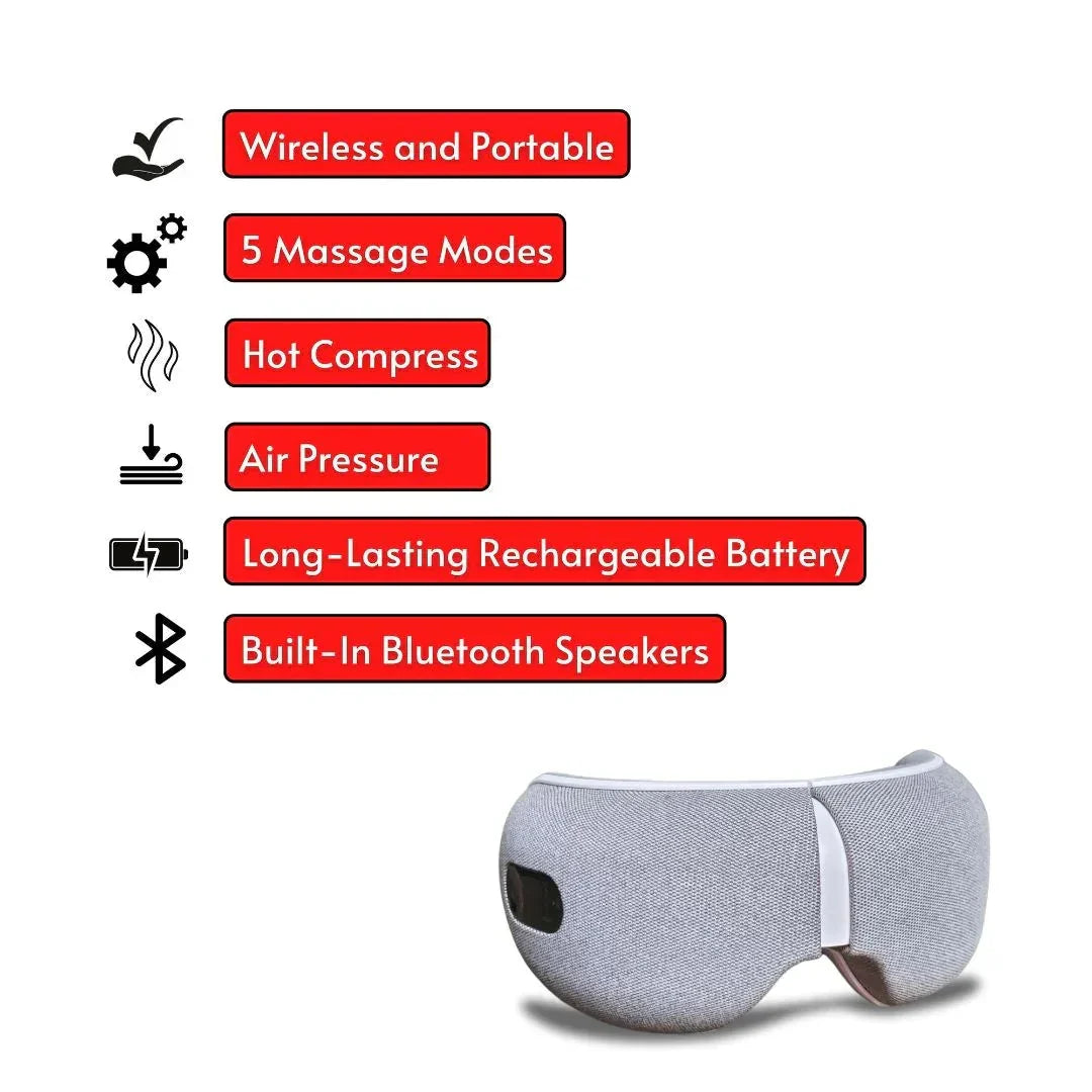 Smart Eye Massager for Migraines