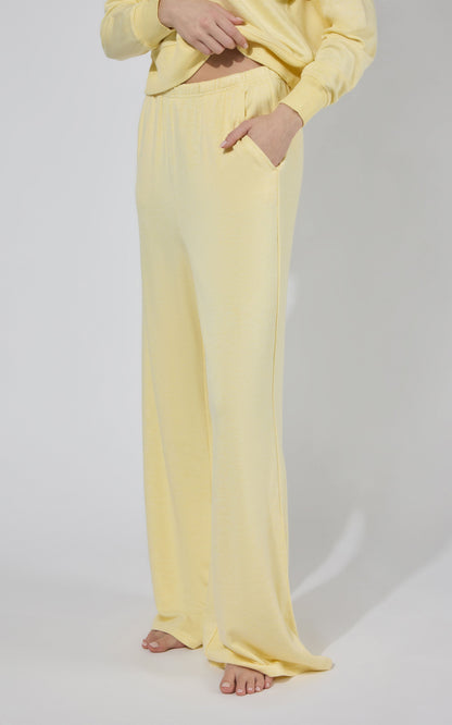 Modal Terry Relaxed Wide Pant