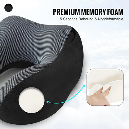 Travel Pillow - Neck Pillow with Hood