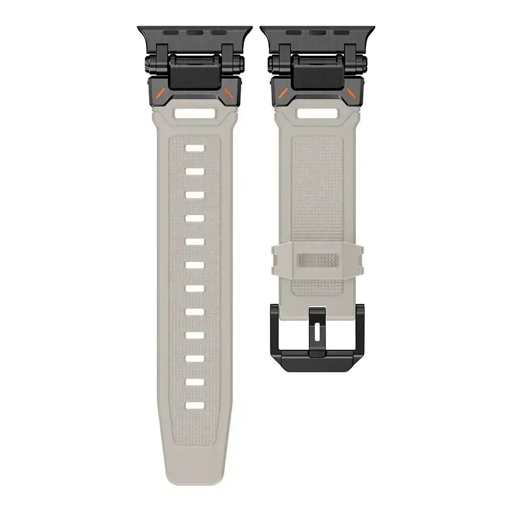 Apple Watch Silicone Metal Band - Premium Durable Strap