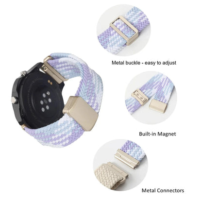 Garmin Braided Nylon Smartwatch Band - Magnetic Strap