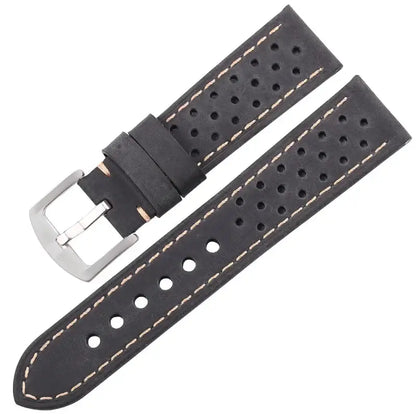 Samsung Galaxy Watch Leather Band - Breathable Classic Style
