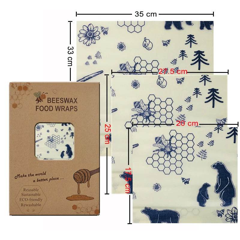 Eco-Friendly Reusable Food Wraps