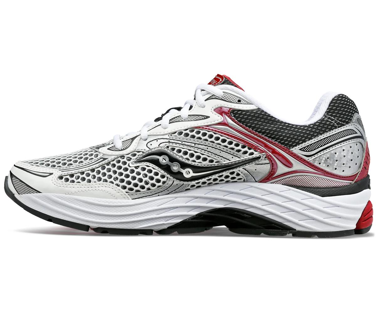 Saucony Men's Progrid Omni 9 White/Silver/Red