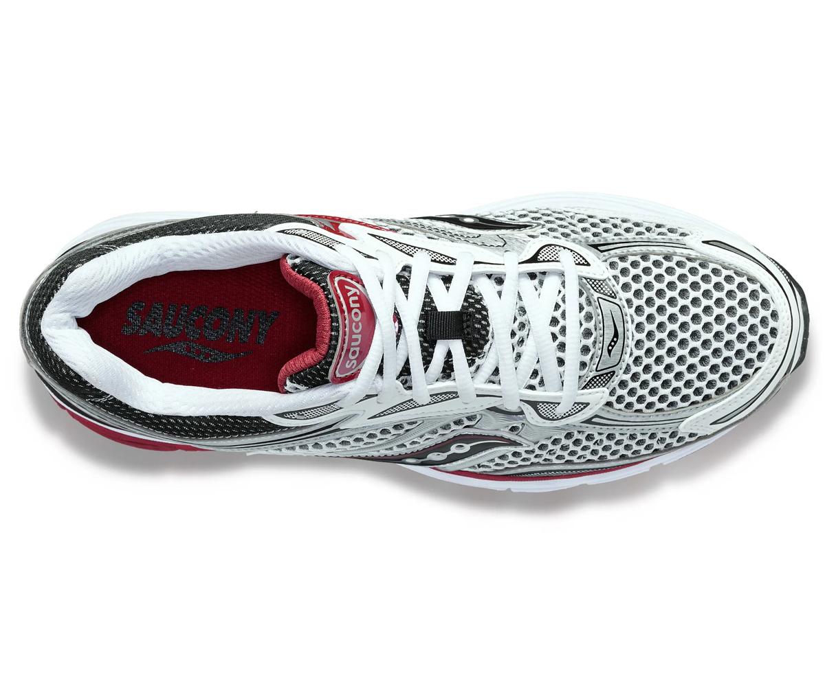 Saucony Men's Progrid Omni 9 White/Silver/Red