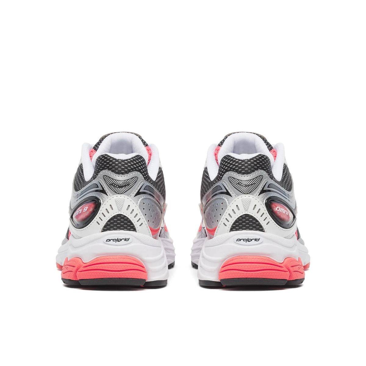 Saucony Men's Progrid Omni 9 Silver/Coral