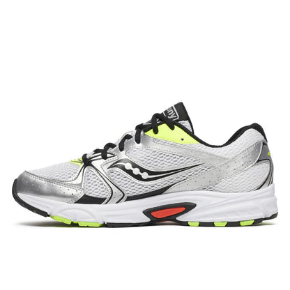 Saucony Men's Ride Millennium White/Silver/Lime/Orange