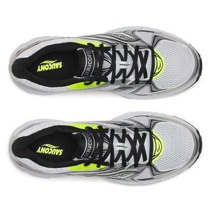 Saucony Men's Ride Millennium White/Silver/Lime/Orange