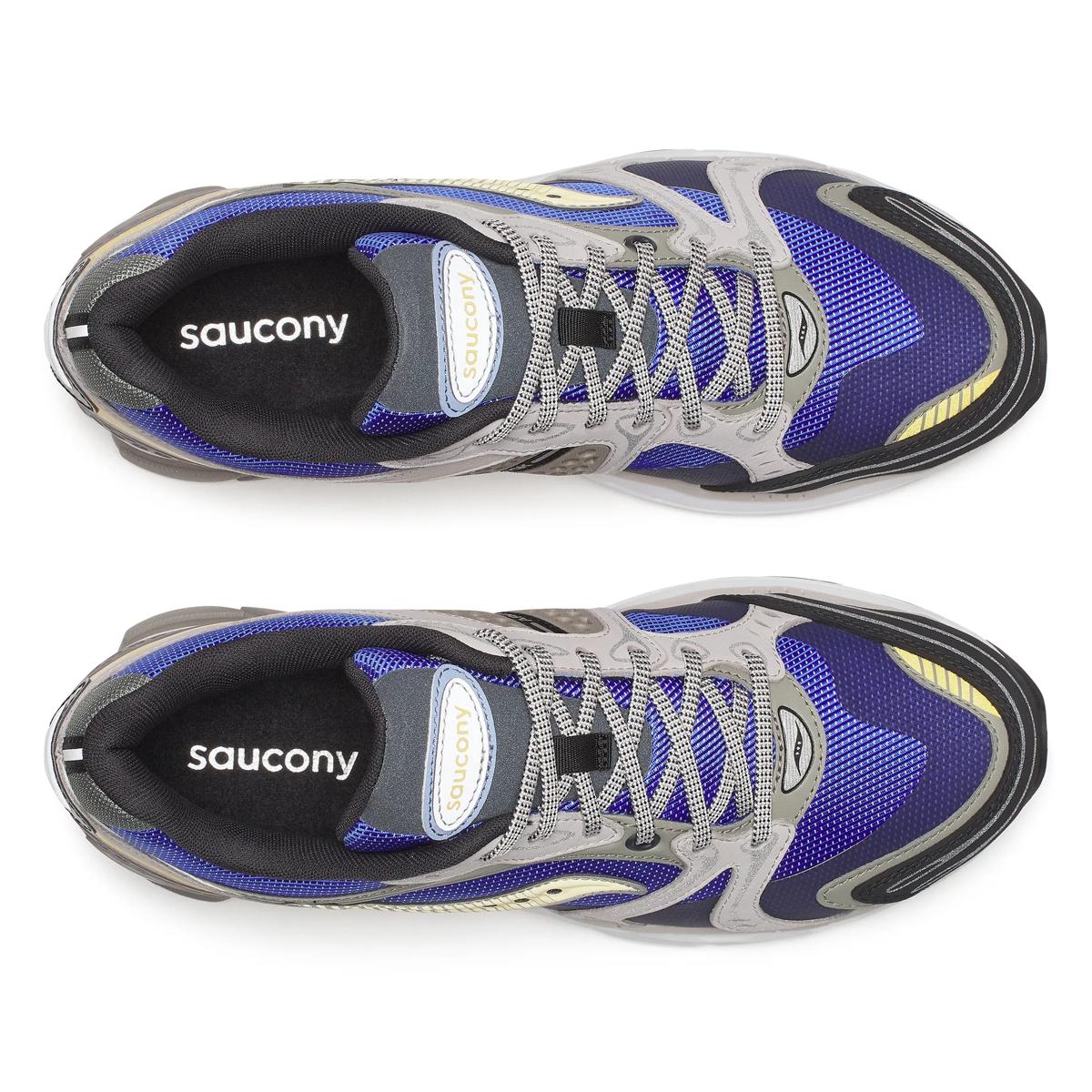 Saucony Men's Progrid Triumph 4 Blue/Mustard