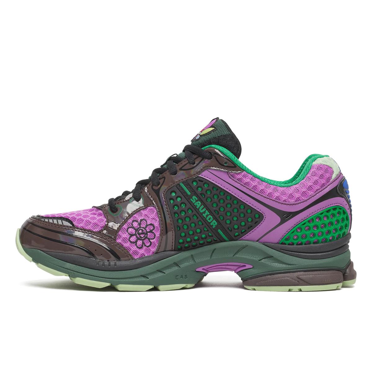 Saucony Men's Progrid Triumph 4 Jae Tips Flowers Grow Uptown Perilla