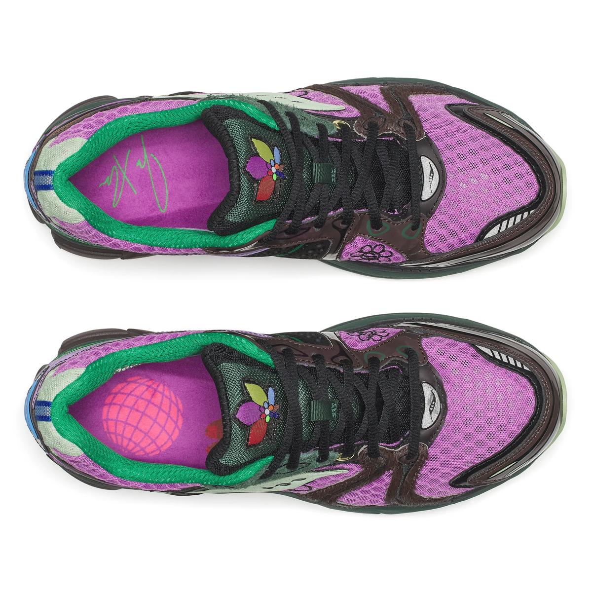 Saucony Men's Progrid Triumph 4 Jae Tips Flowers Grow Uptown Perilla
