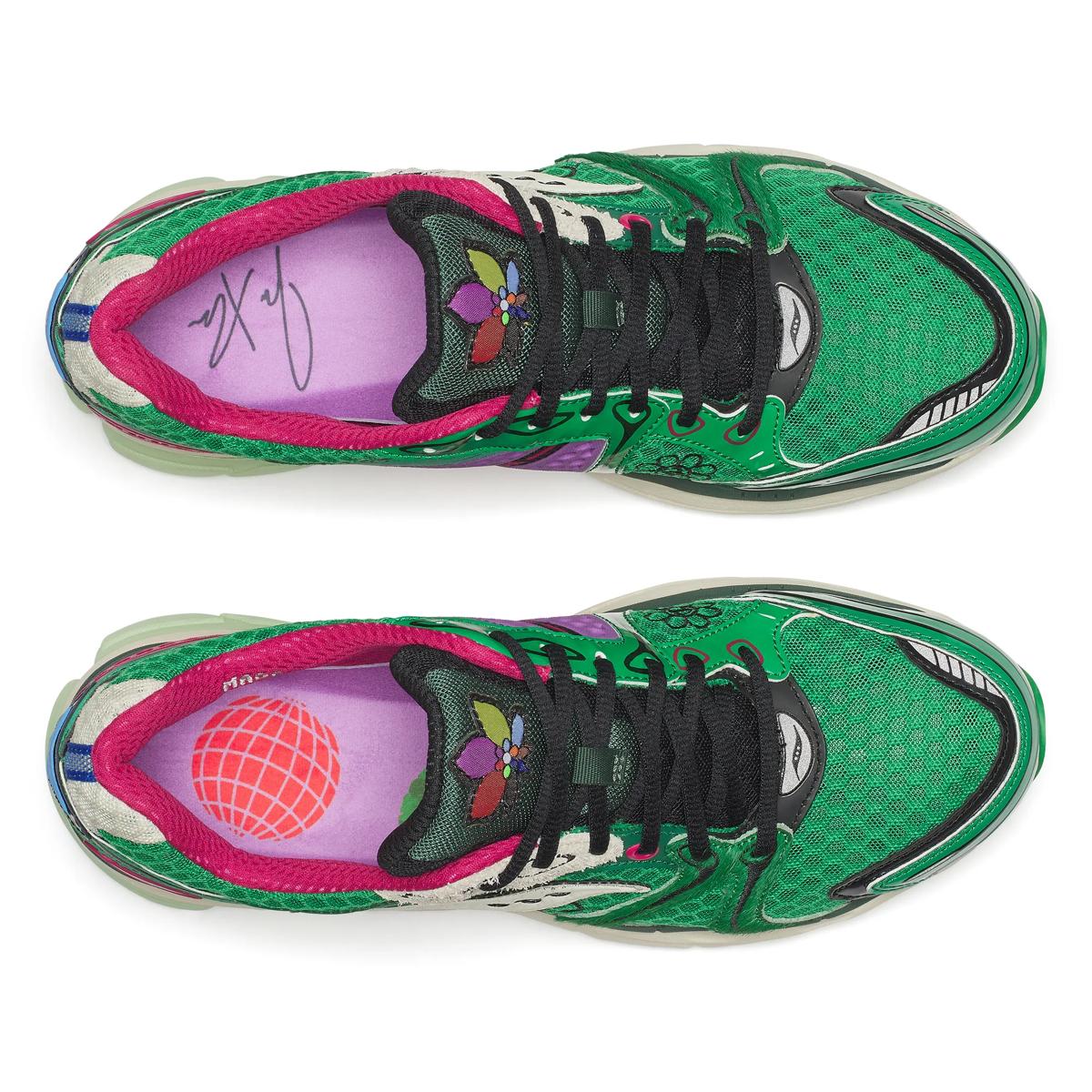 Saucony Men's Progrid Triumph 4 Jae Tips Flowers Grow Uptown