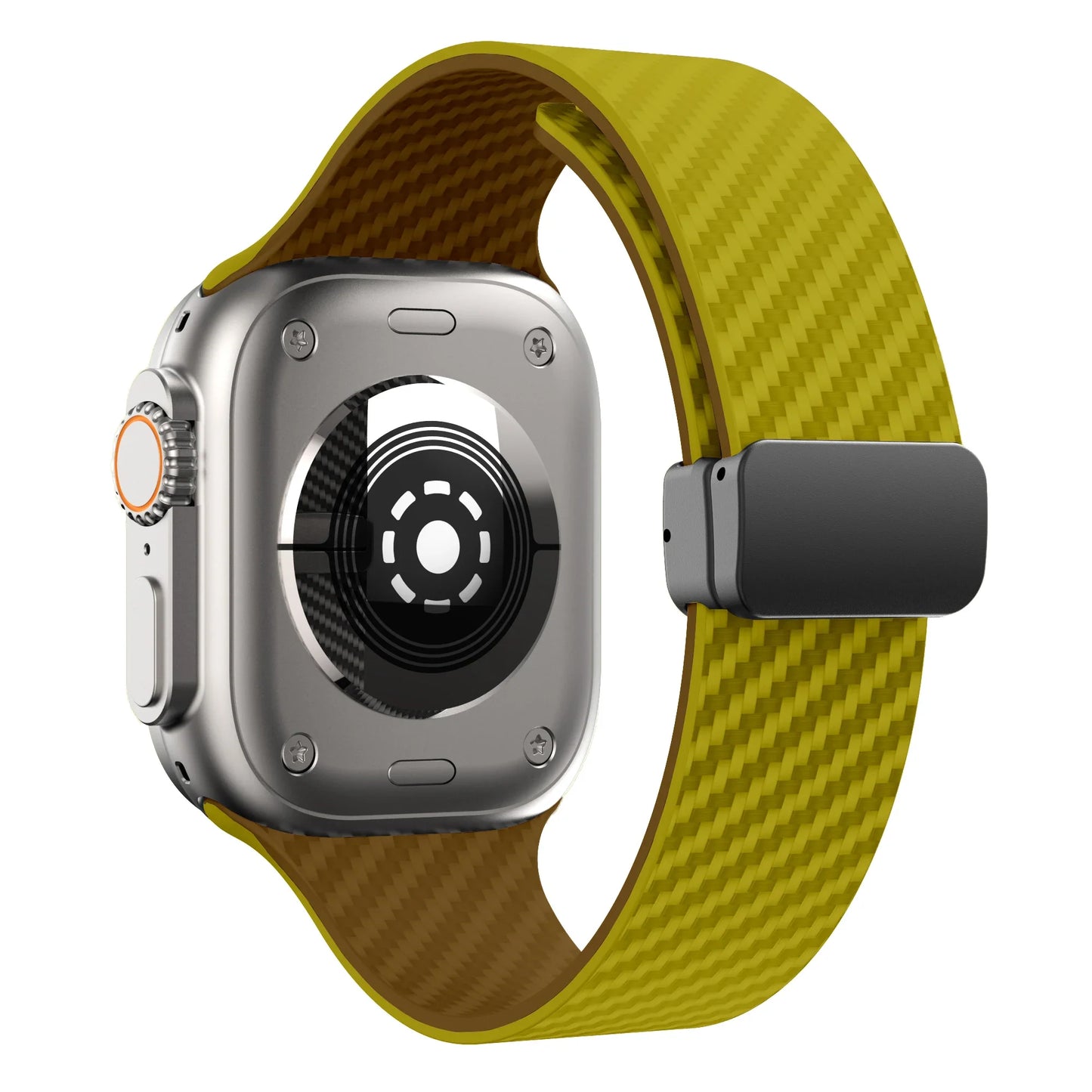 Apple Watch Silicone Strap - Magnetic Buckle, Durable Design