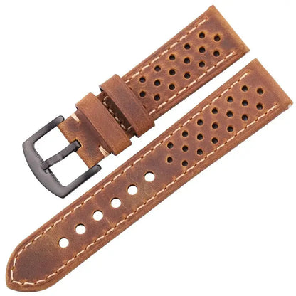 Samsung Galaxy Watch Leather Band - Breathable Classic Style
