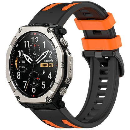 Garmin Silicone Smartwatch Band - Two-Tone QuickFit Sport Strap